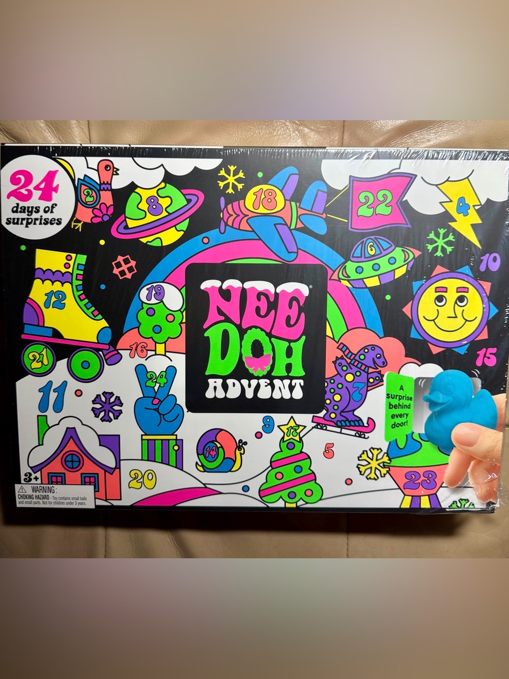 NEW NeeDoh Squishmas Advent Calendar 2026 24 Days Schylling SQMAC26 Squishy Toys